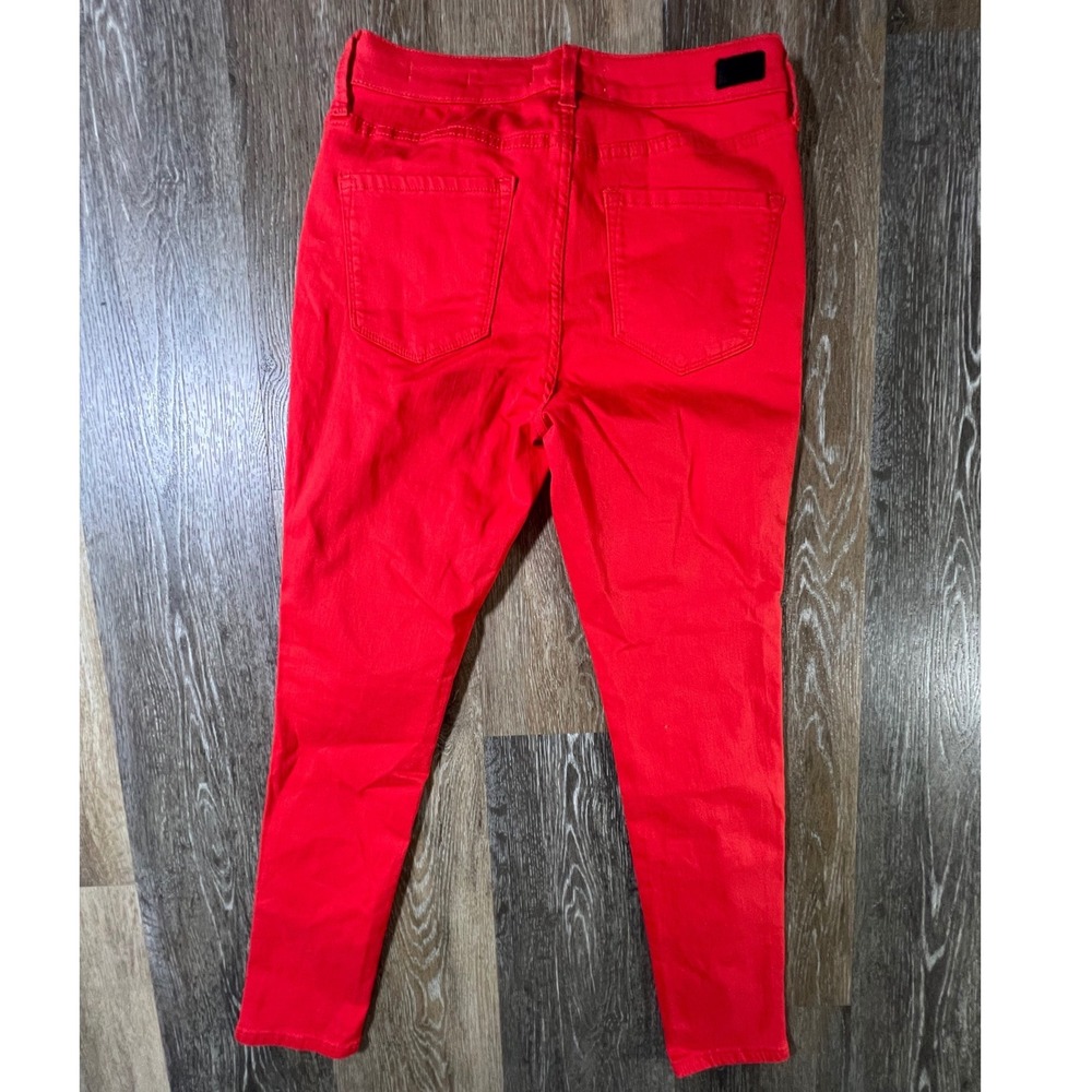 Skinnygirl Jeans The Skinny Women 29/8 Red Denim Pants Mid Rise Slim Fit - Picture 7 of 8